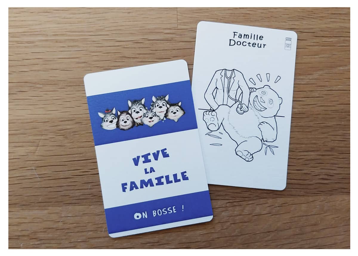 Dessiner les têtes sur les cartes Les Métiers