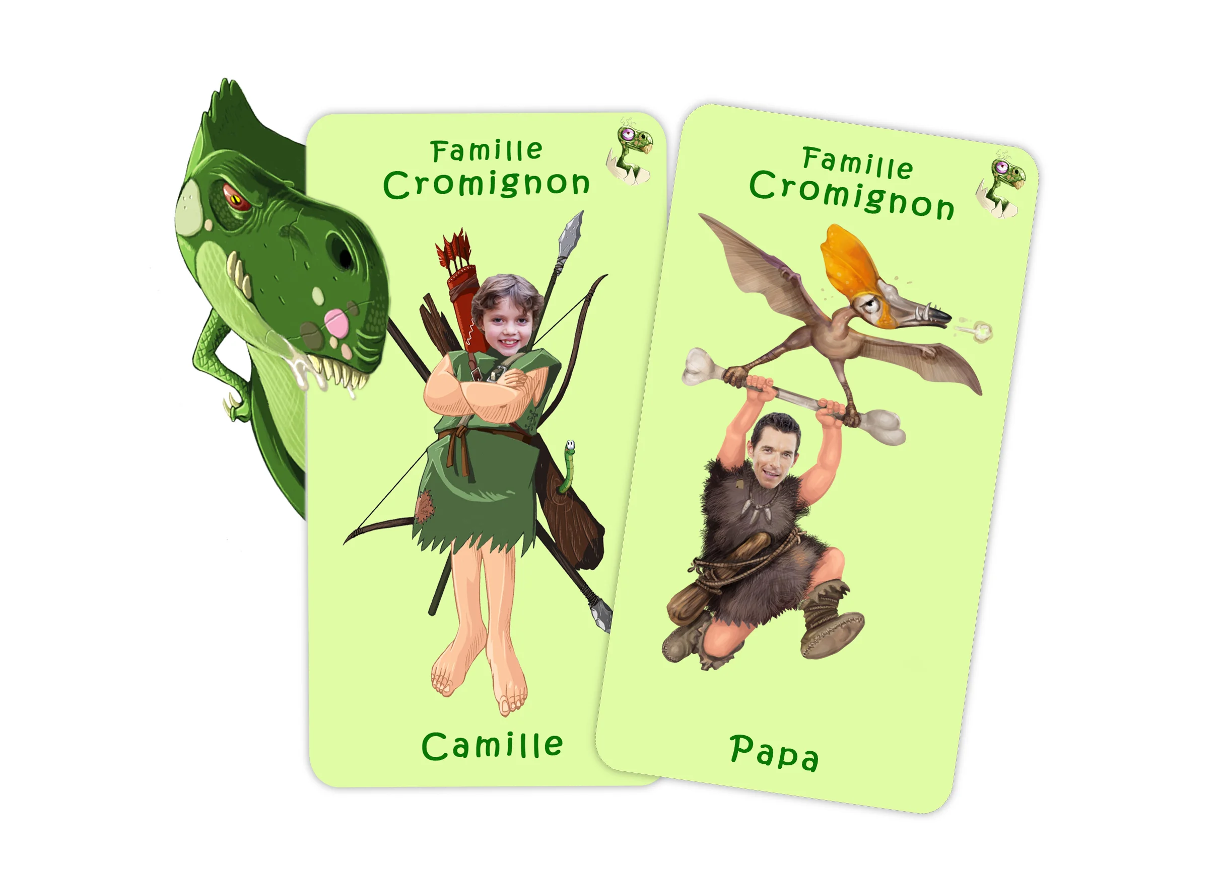 exemple de personnalisation des cartes avec le prénom