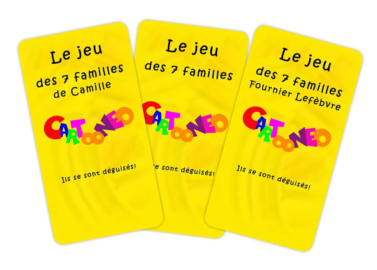 Dos de cartes les déguisés