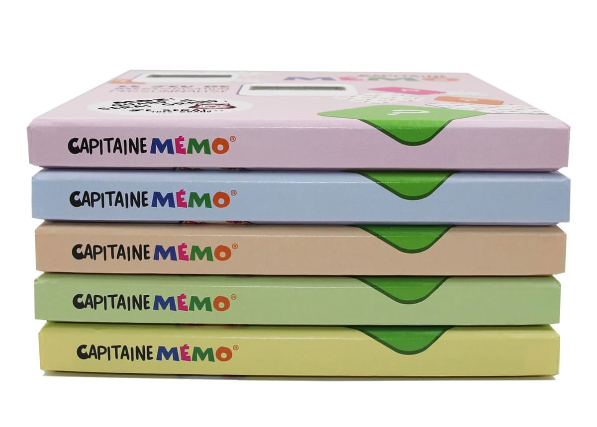 boîtes pour jeu de mémory
