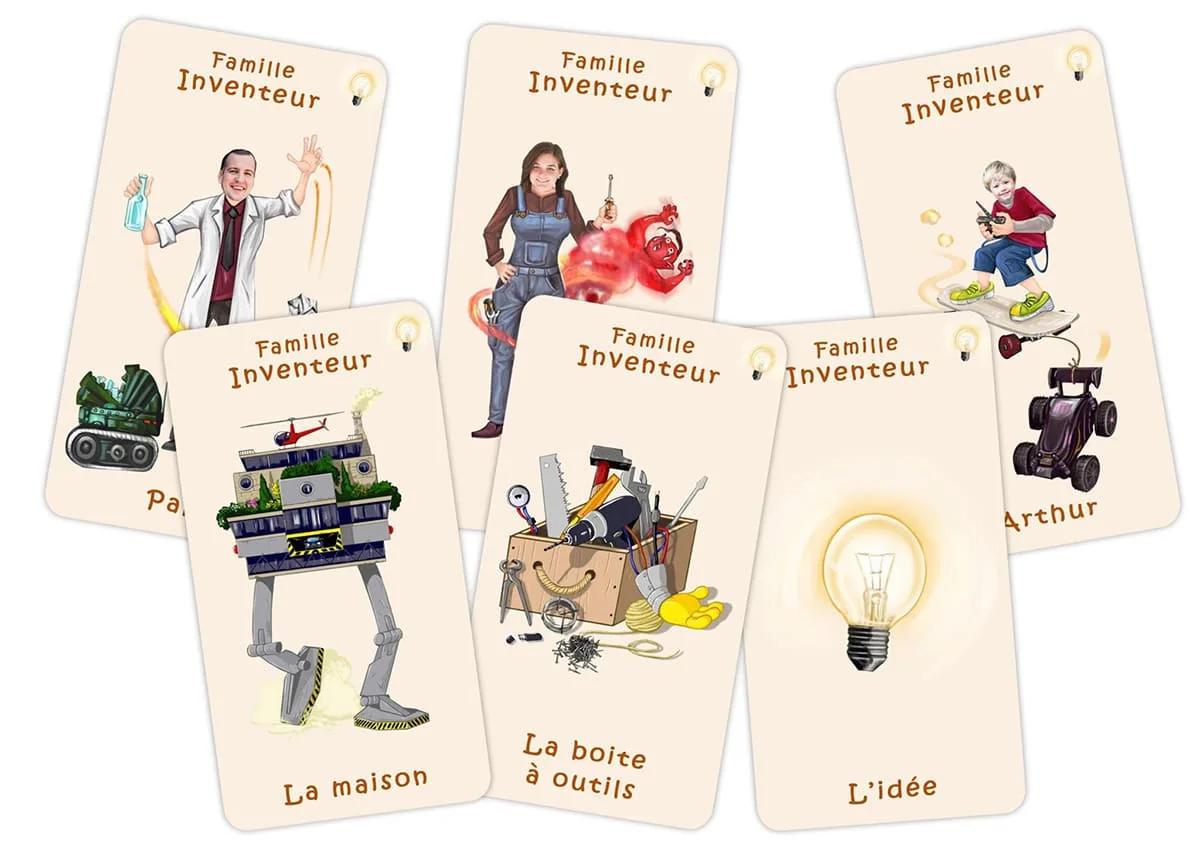 Jeu de 7 familles Métiers pour une petite famille