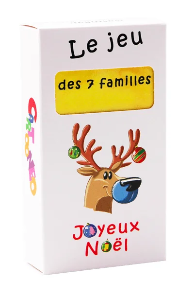 Boîte jeu 7 familles Noël