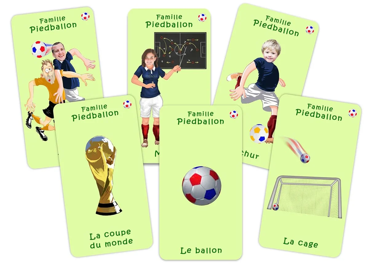 Jeu de 7 familles Sports pour une petite famille